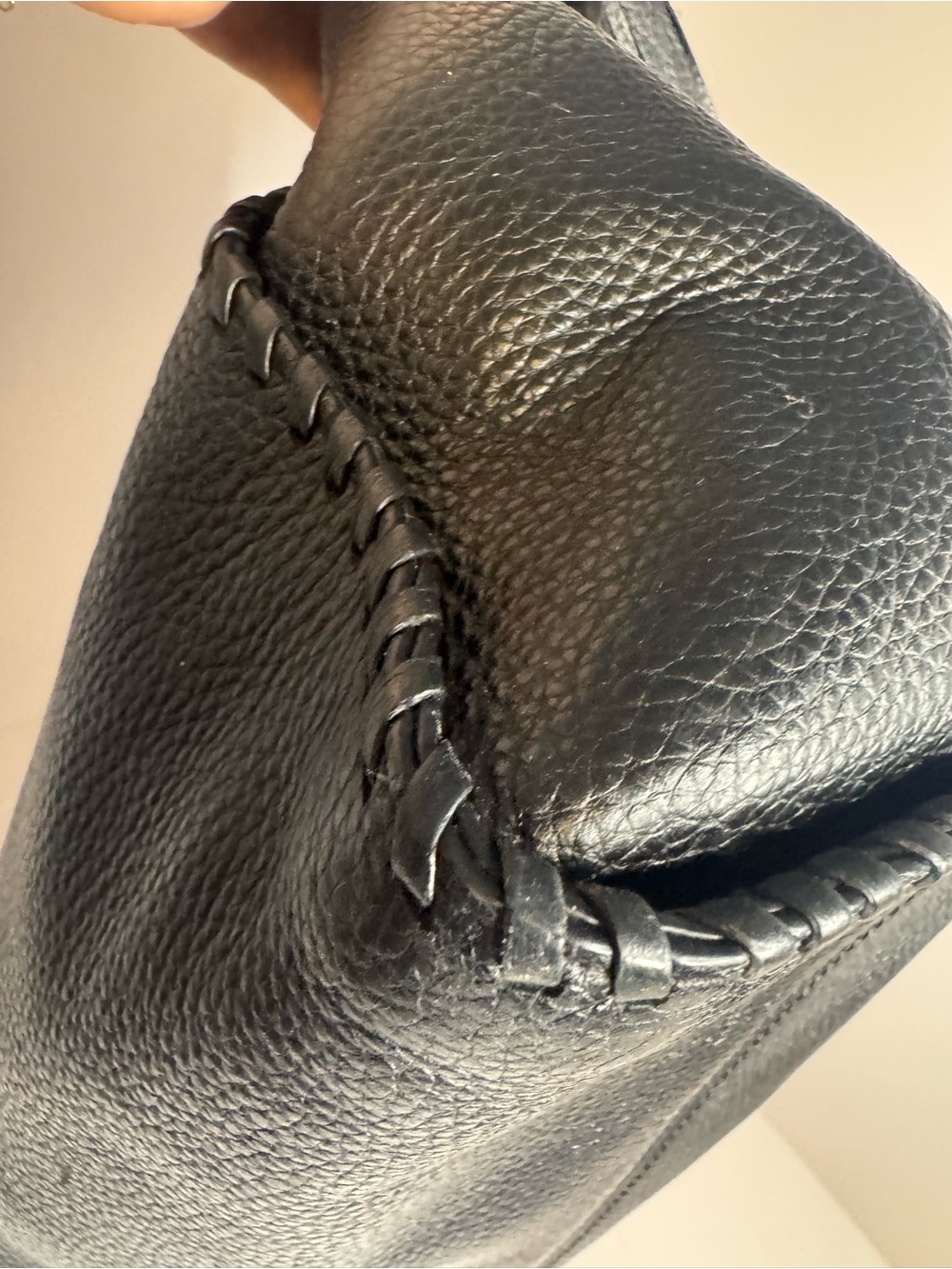 #414 Michael Michael Kors Chelsea Large Whipped Pebbled Leather Shoulder Tote - Picture 10 of 17